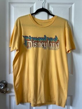 yellow disneyland tshirt